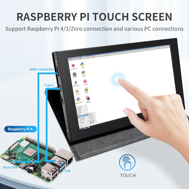 7 Inch IPS Touch Screen HDMI-c - Pi Display 评论和价格