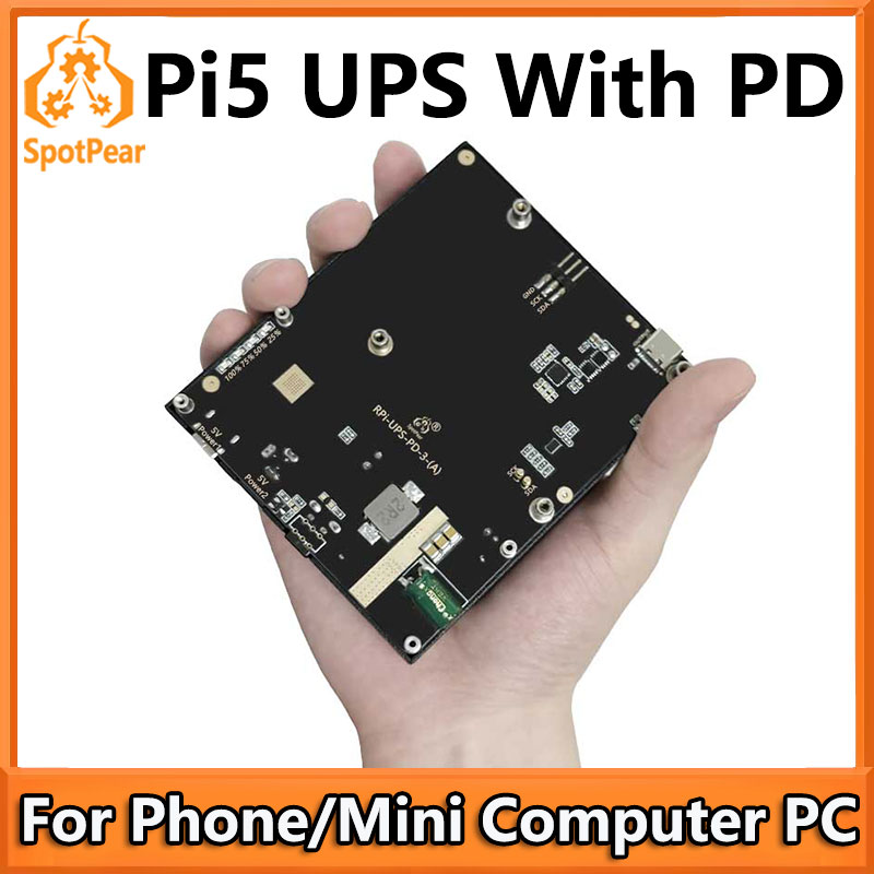 Raspberry Pi 5 / 4B UPS With P - Pi 5 Case 评论和价格