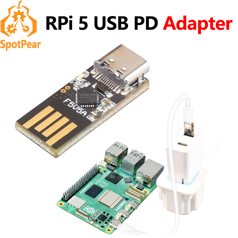 Raspberry Pi 5 USB A C Mini PD - Pi Power Supply 评论和价格