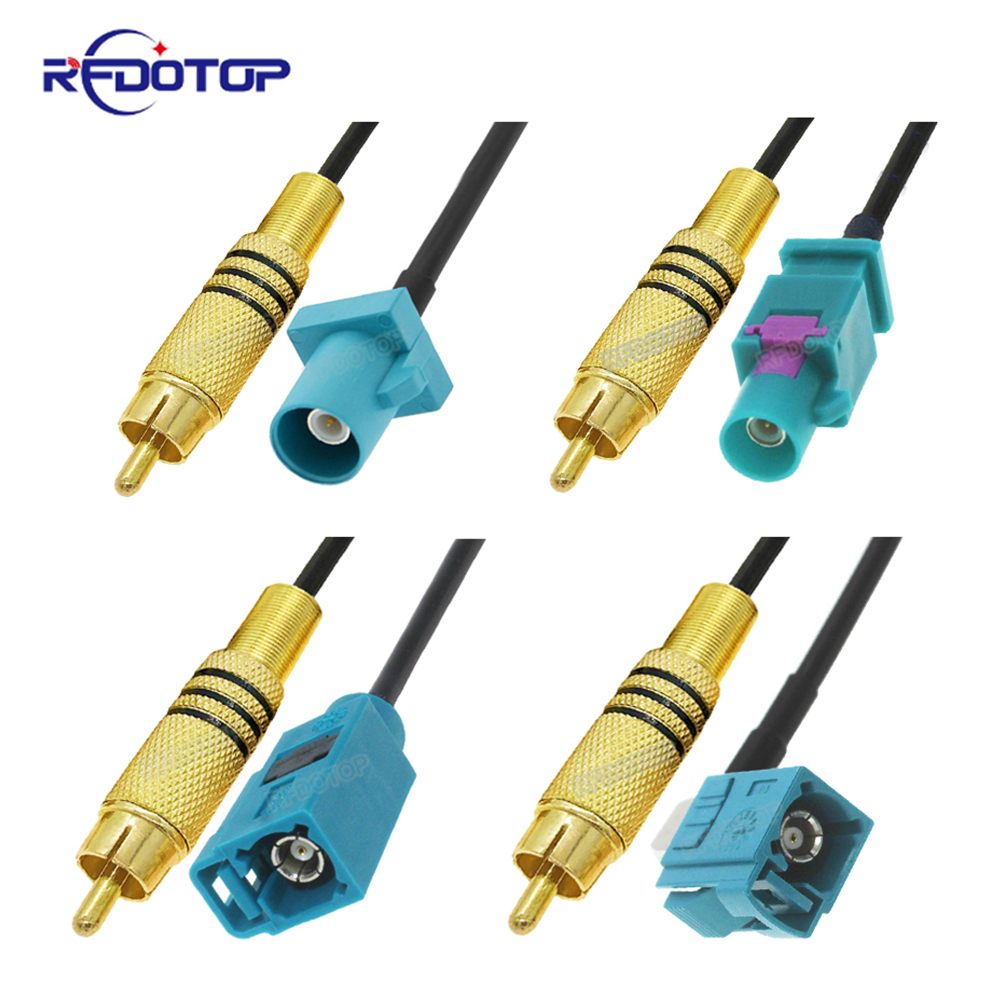 1Pcs RCA Male Plug to Fakra Z  - Pi Camera Cable 评论和价格