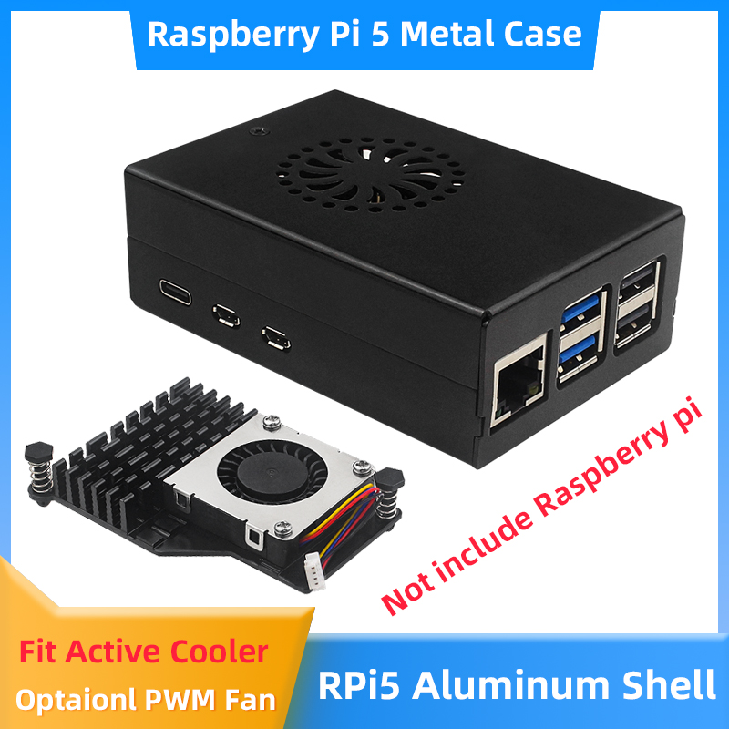 Raspberry Pi 5 Aluminum Alloy  - Pi Power Supply 评论和价格