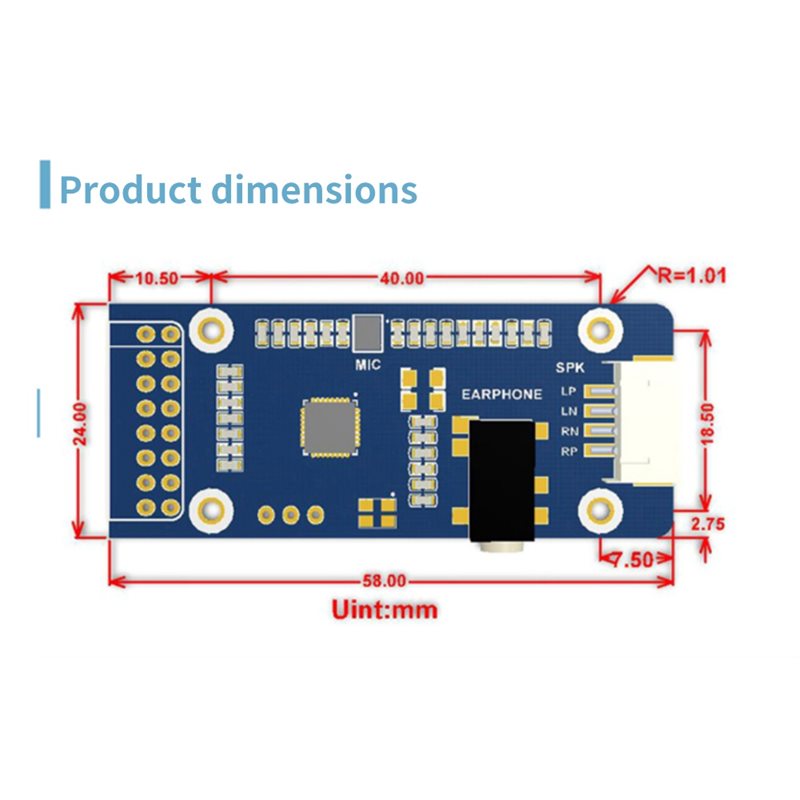 WM8960 For Raspberry Pi 5/7 In - Pi Display 评论和价格